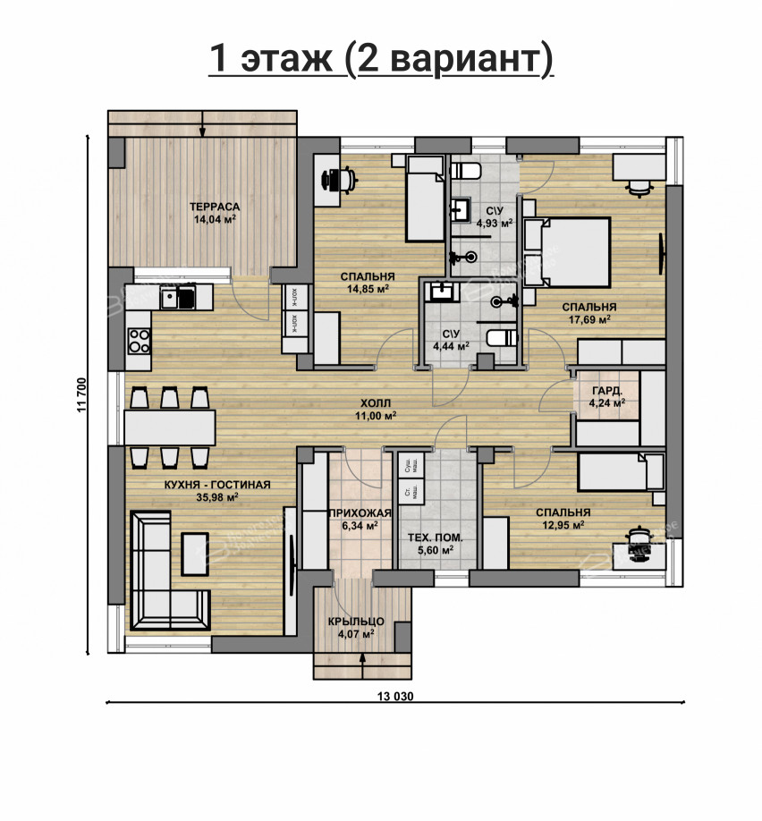 Дом из камня VZ-774
